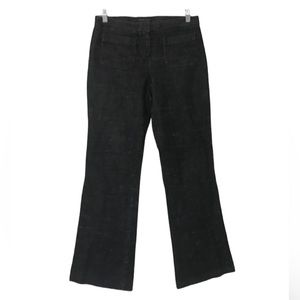 Theory  Wide leg Black denim front pocket pants